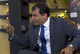 Ekvádorský prezident Rafael Correa.