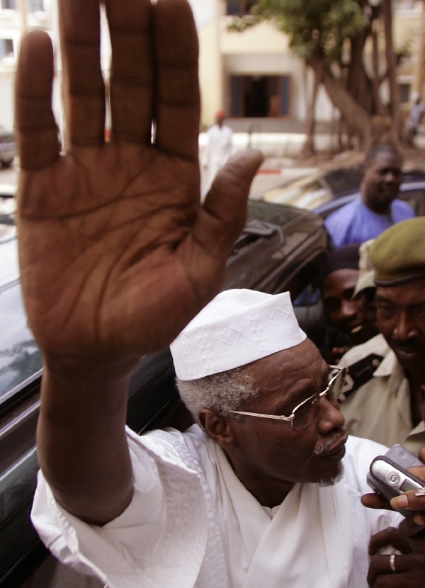 Prezident Hissene Habré. Prezident Hissene Habré.