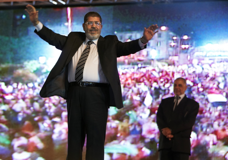 Egyptský prezident Muhammad Mursí. Egyptský prezident Muhammad Mursí.