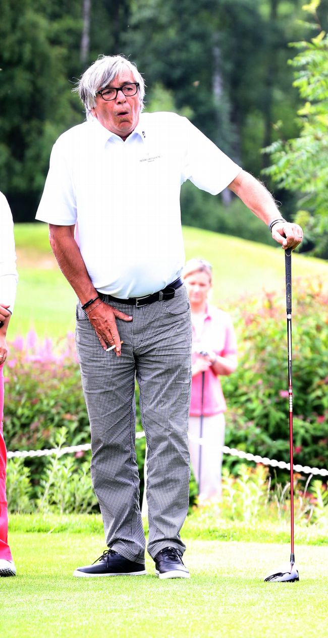Jiří Bartoška na golfu.
