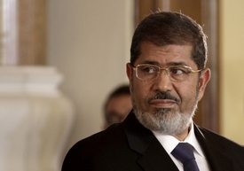 Sesazený prezident Muhammad Mursí.