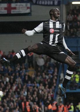 Papiss Cissé z Newcastlu.