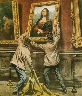 Dokonce i Mona Lisu, snad nejznámější portrét všech dob, kdysi ukradli. Stalo se roku 0911.