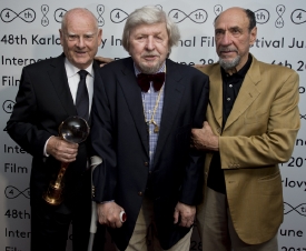 Hvězdný tým: Theodor Pištěk, Miroslav Ondříček a Fahrid Murray Abraham (zleva).
