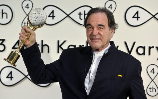Oliver Stone na Karlových Varech.
