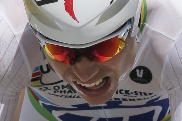 Vítěz časovky Tony Martin.