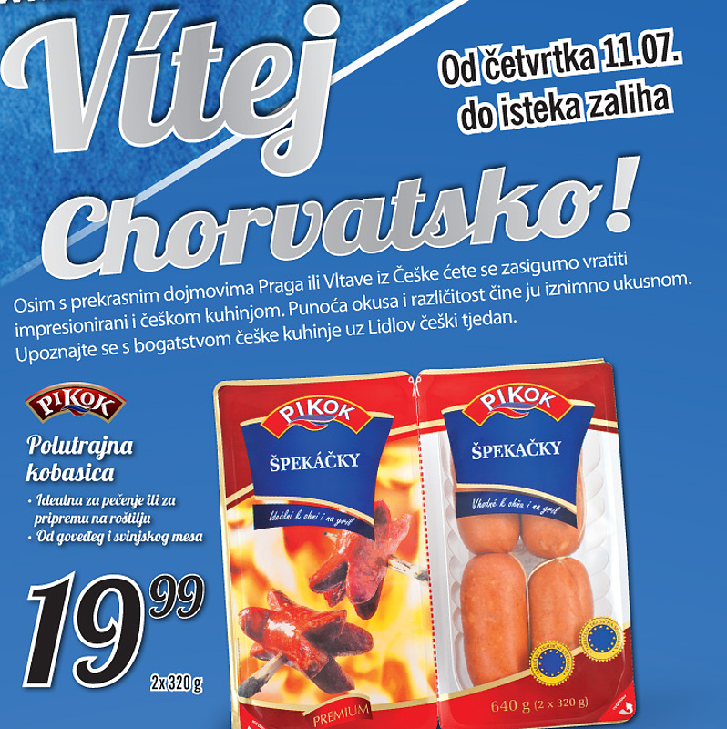 Český týden v chorvatském Lidlu.