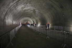 Tunel Blanka a den otevřených dveří v roce 2012.