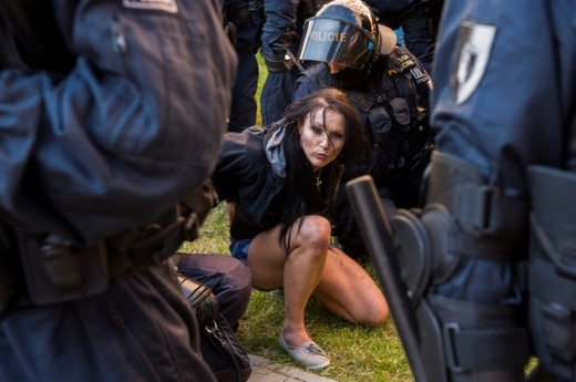 Momentka z budějovického sídliště Máj.