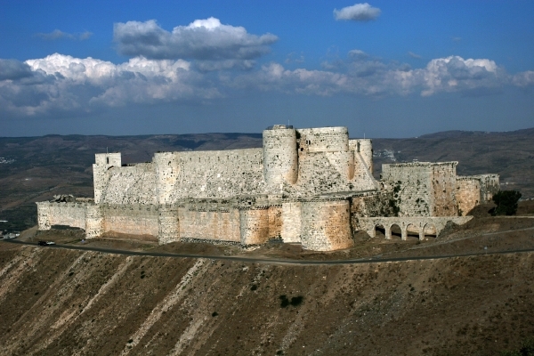 Křižácký hrad Krak des Chevaliers. Křižácký hrad Krak des Chevaliers.