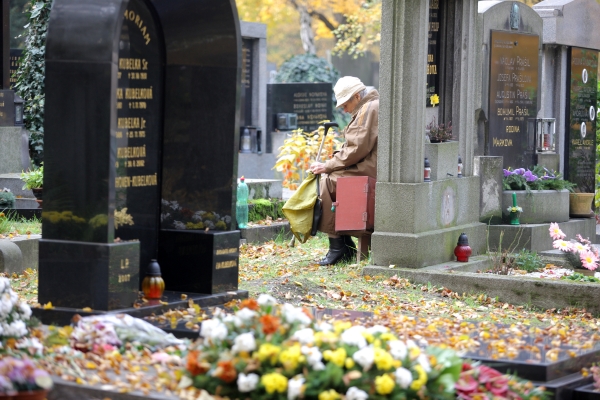 Olšanské hřbitovy.