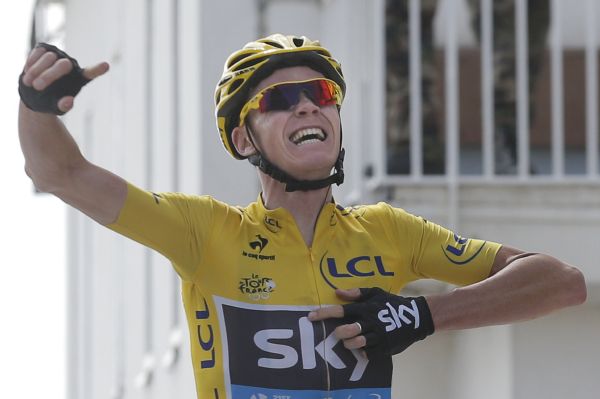 Vítězný Christopher Froome.