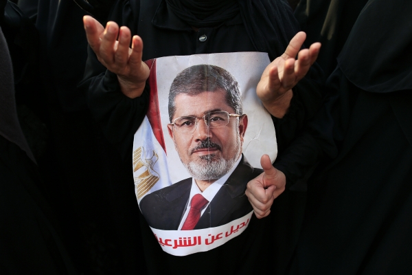 Sesazený egyptský prezident Muhammad Mursí. Sesazený egyptský prezident Muhammad Mursí.