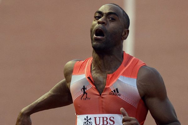 Americký sprinter Tyson Gay. Americký sprinter Tyson Gay.