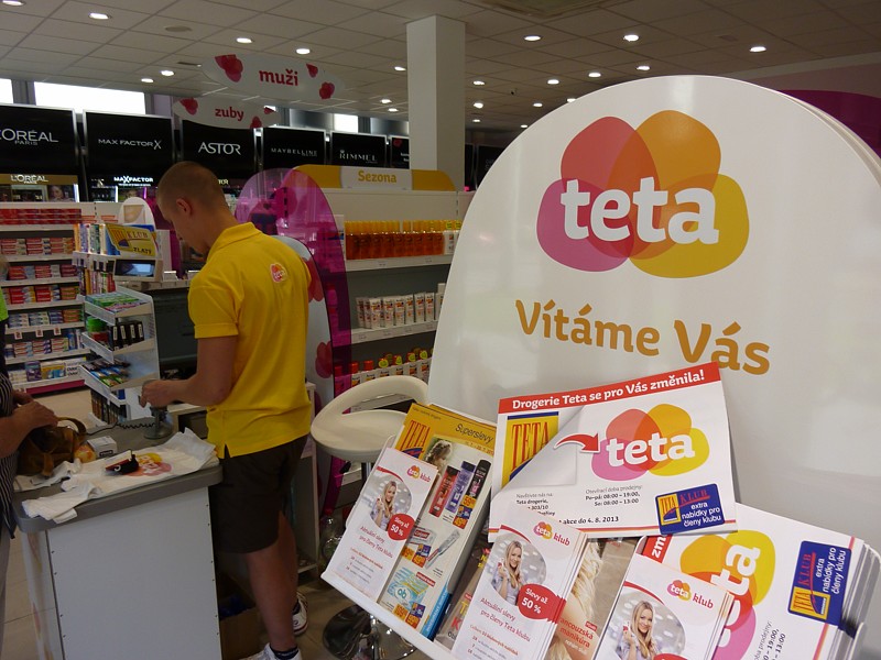 Drogerie Teta na Petřinách.