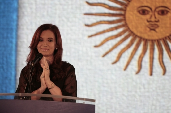 Argentinská prezidentka Cristina Fernándezová Kirchnerová. Argentinská prezidentka Cristina Fernándezová Kirchnerová.