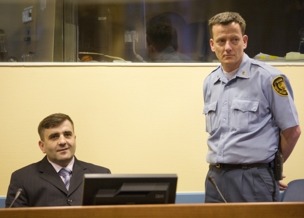 Milan Lukić před tribunálem ICTY. Milan Lukić před tribunálem ICTY.