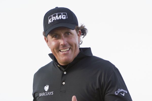 Američan Phil Mickelson.
