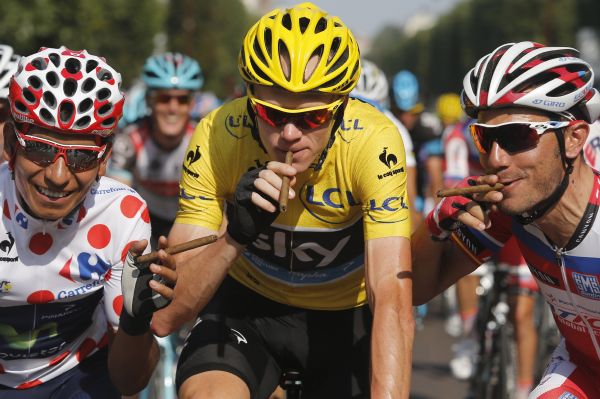 Brit Chris Froome si cestu za triumfem na 100. ročníku Tour de France užíval. Brit Chris Froome si cestu za triumfem na 100. ročníku Tour de France užíval.
