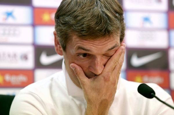 Tito Vilanova v pátek rezignoval na funkci trenéra Barcelony.