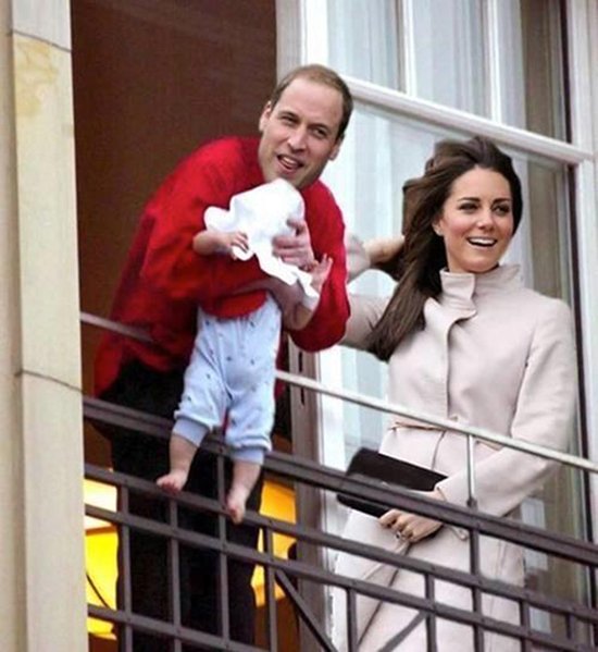 Princ William jako Michael Jackson.