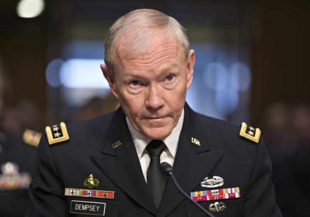 Předseda sboru náčelníků štábů americké armády Martin Dempsey.