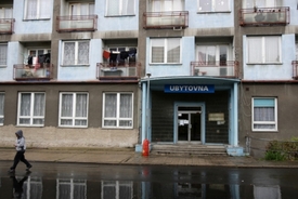 Ubytovna v ulici Purkyňova v Ústí nad Labem.