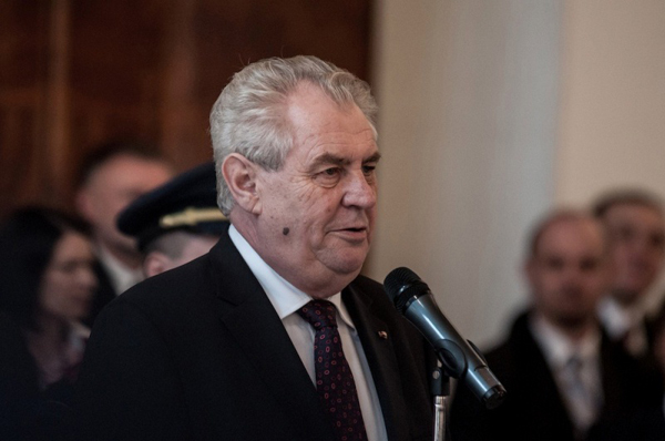 Prezident Miloš Zeman.