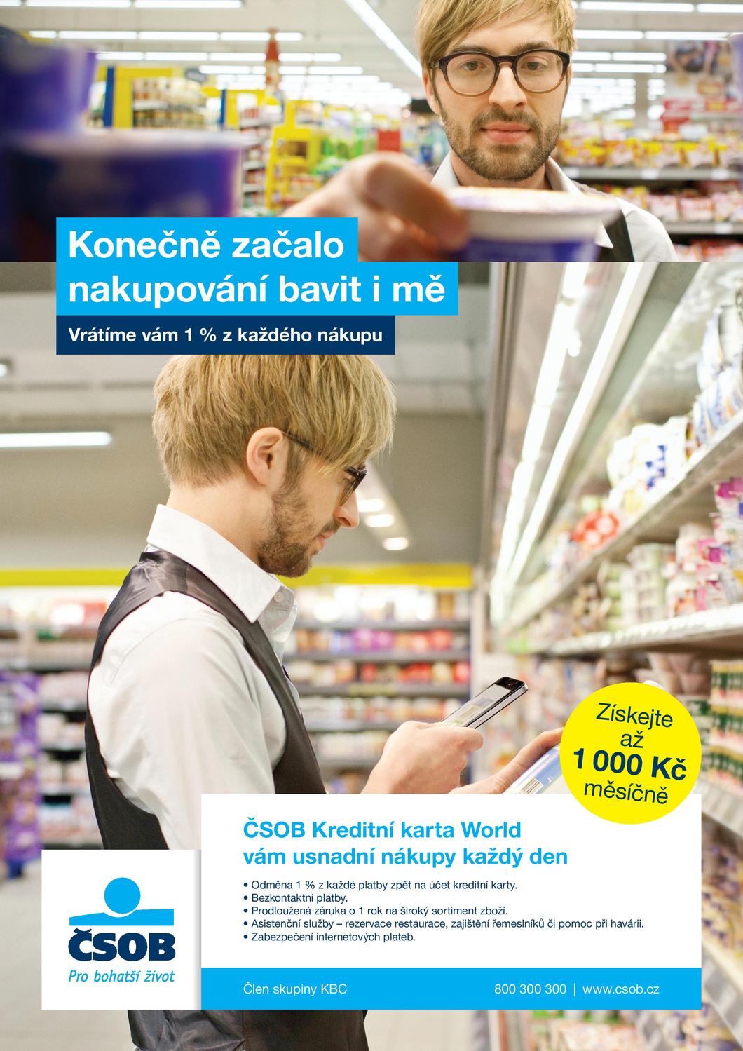 Kampaň ČSOB.