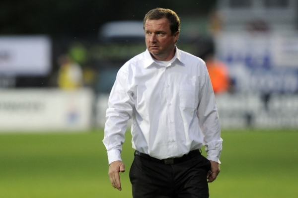 Kouč fotbalistů Plzně Pavel Vrba. 