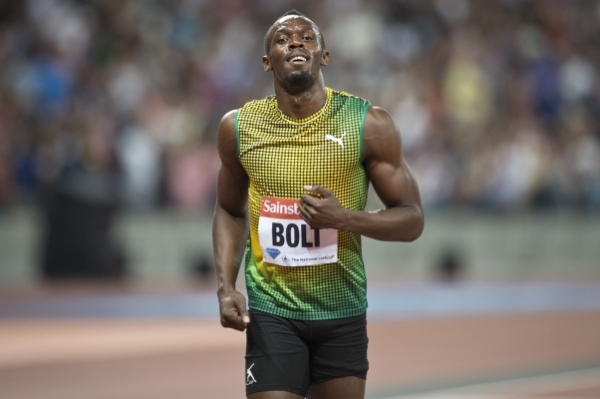 Usain Bolt zaběhl v Londýně druhý nejrychlejší čas sezony.