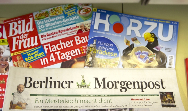 Axel Springer se ve čtvrtek dohodl na prodeji svých regionálních titulů, televizních magazínů a časopisů pro ženy. Axel Springer se ve čtvrtek dohodl na prodeji svých regionálních titulů, televizních magazínů a časopisů pro ženy.