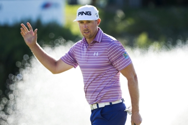 Americký golfista Hunter Mahan.