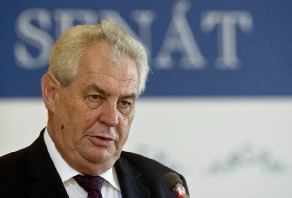 Prezident Miloš Zeman.