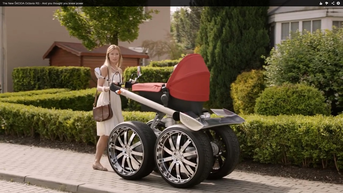 Reklama na Škodu Octavia.