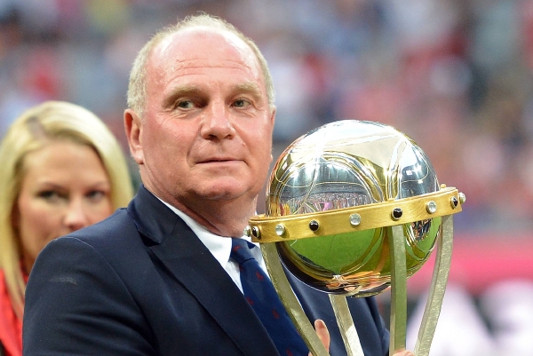 Prezident fotbalového Bayernu Mnichov Uli Hoeness.