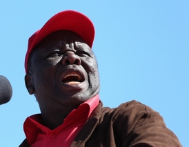 Šéf MDC a Mugabeho rival Morgan Tsvangirai.