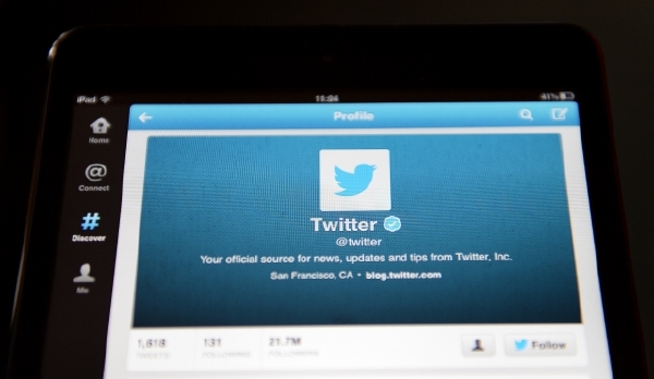 Sociální síť Twitter.