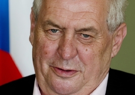Prezident Miloš Zeman.