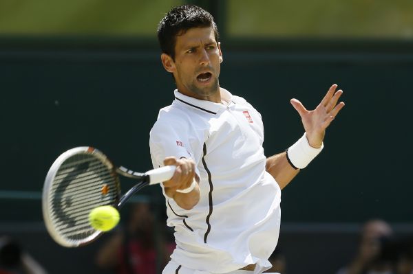 Tenista Novak Djokovič. Tenista Novak Djokovič.