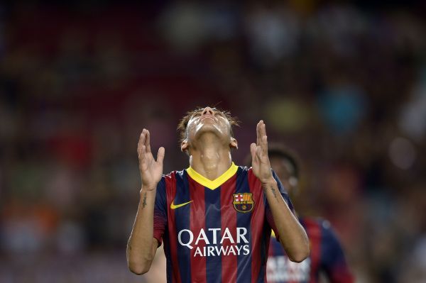 Nová posila Barcelony Neymar. Nová posila Barcelony Neymar.