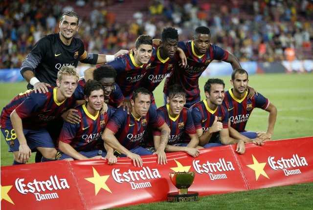 Hráči FC Barcelona.
