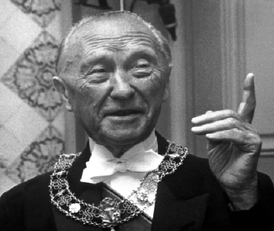 První spolkový kancléř Adenauer.