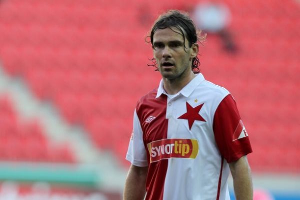 Kapitán fotbalistů pražské Slavie Karol Kisel.