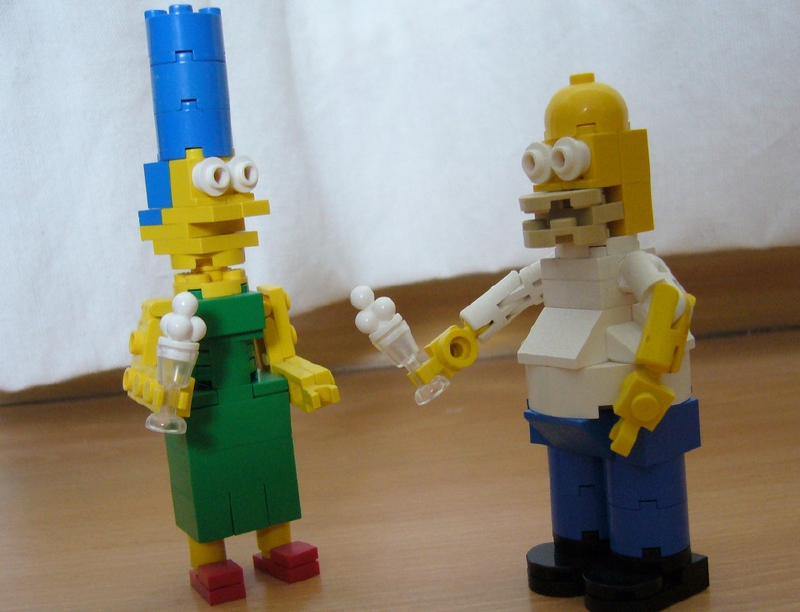 Postavit Simpsonovy z Lega bylo dosud obtížné a výsledky nebývají zrovna přesvědčivé.
