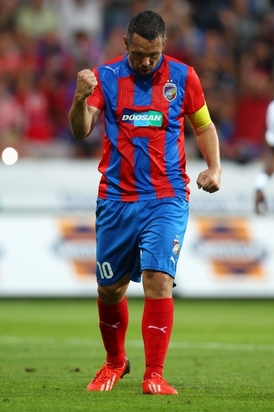 Kapitán Viktorie Plzeň Pavel Horváth.