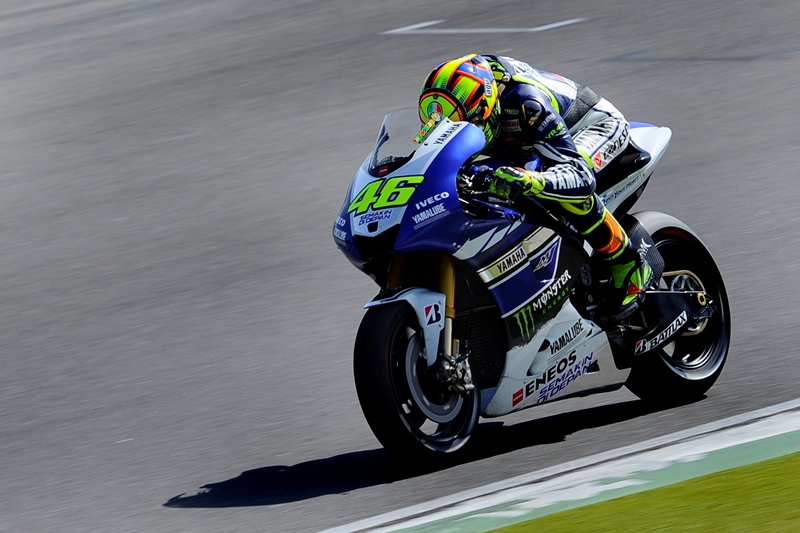Valentino Rossi na okruhu v Brně. Valentino Rossi na okruhu v Brně.