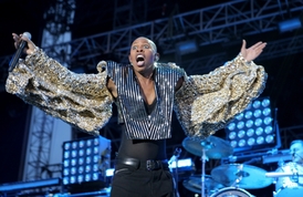 Zpěvačka skupiny Skunk Anansie.