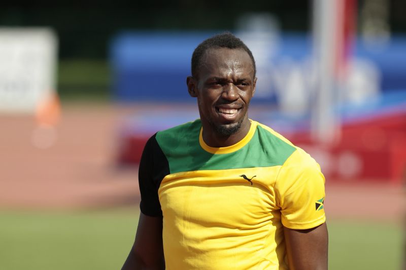 Sprinterská hvězda Usain Bolt.