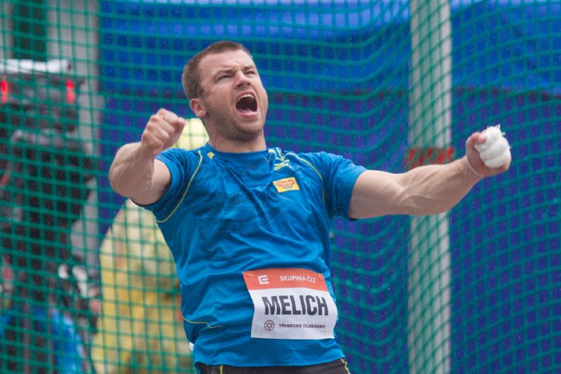 Úspěšný kladivář Jan Melich.